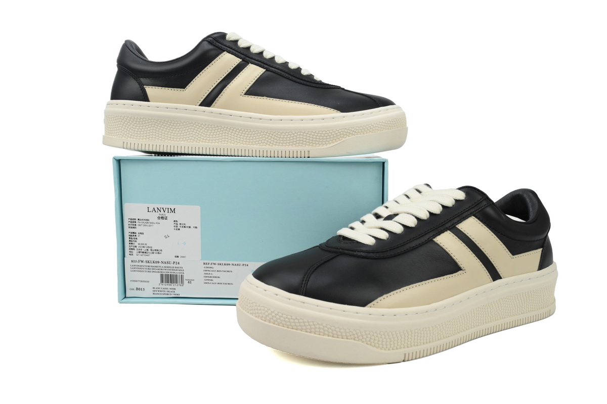 LANVIN LAB xFUTURE Cash Sneaker Black
