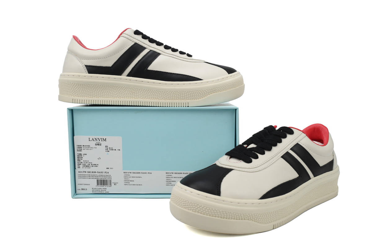 LANVIN LAB xFUTURE Cash Sneaker White