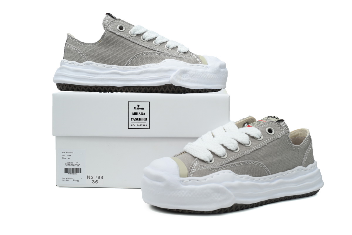 PK God Batch Maison MIHARA YASUHIRO Hank OG Sole Canvas Low Grey NO.788