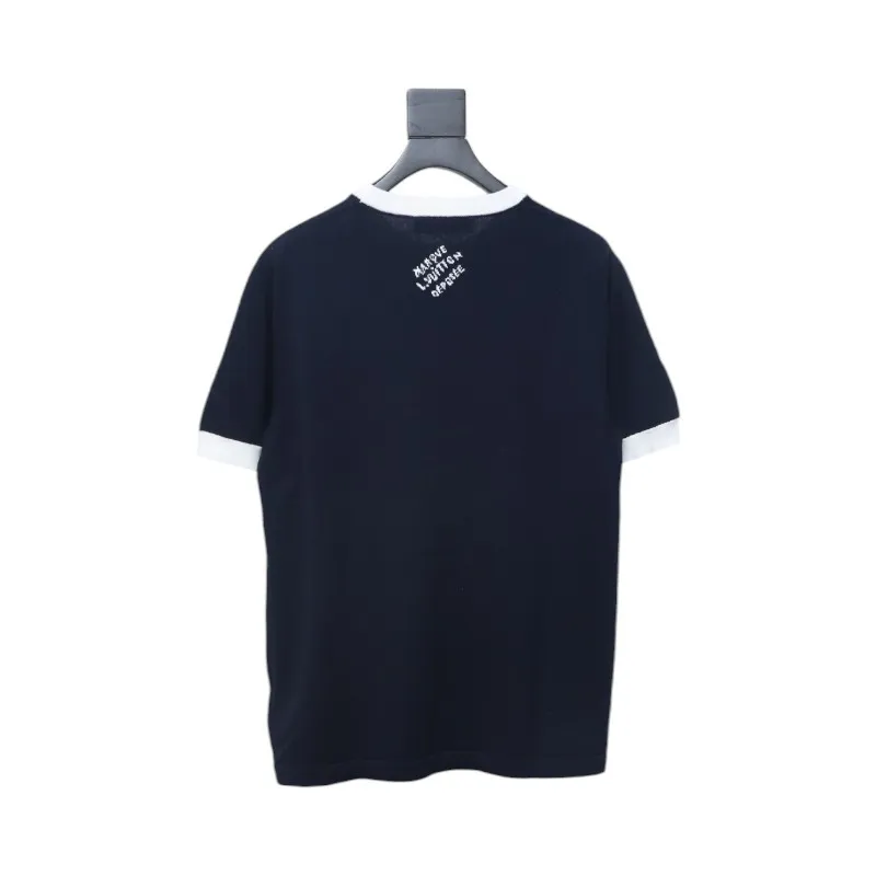 High Quality Batch Louis Vuitton 25ss early spring new short-sleeved sunflower floral knitted short-sleeved