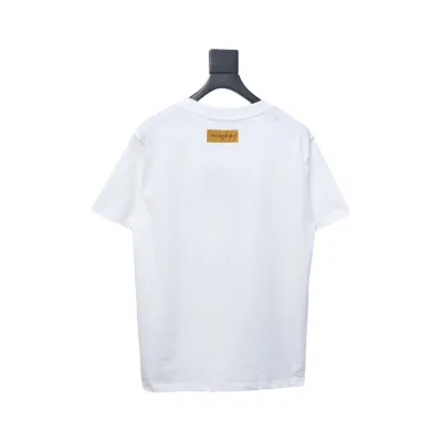 High Quality Batch Louis Vuitton 25ss rainbow woven embroidered short sleeve 02