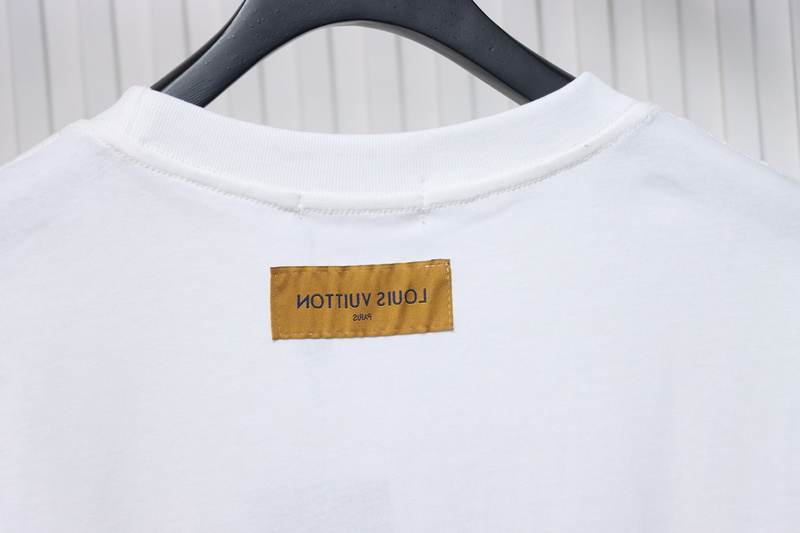 High Quality Batch Louis Vuitton 25ss rainbow woven embroidered short sleeve