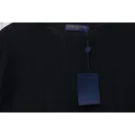 High Quality Batch Louis Vuitton 25ss rainbow woven embroidered short sleeve Black