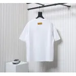 High Quality Batch Louis Vuitton Comic Cartoon Flame Letter Print Short Sleeve White