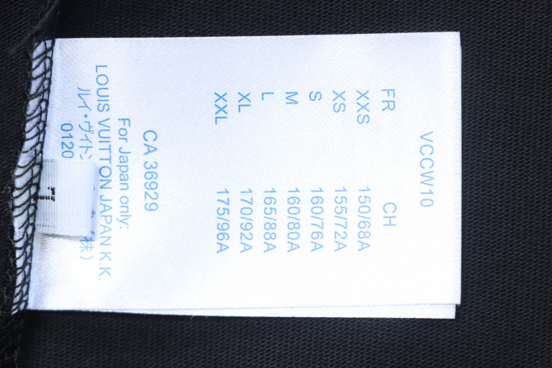 High Quality Batch Louis Vuitton Comic Cartoon Flame Letters Printed Short Sleeve