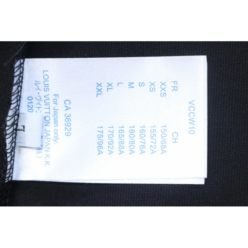 High Quality Batch Louis Vuitton Comic Cartoon Flame Letters Printed Short Sleeve