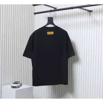 High Quality Batch Louis Vuitton Comic Cartoon Flame Letters Printed Short Sleeve 02