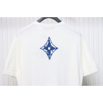 High Quality Batch Louis Vuitton LV Ski Series Jacquard Logo Knitted Short Sleeve T-Shirt