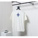High Quality Batch Louis Vuitton LV Ski Series Jacquard Logo Knitted Short Sleeve T-Shirt