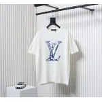 High Quality Batch Louis Vuitton LV Ski Series Jacquard Logo Knitted Short Sleeve T-Shirt