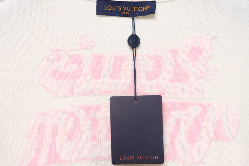 High Quality Batch Louis Vuitton LV Tyler co-branded floral jacquard knitted short-sleeved T-shirt