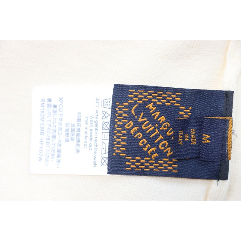 High Quality Batch Louis Vuitton LV Tyler co-branded floral jacquard knitted short-sleeved T-shirt