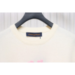 High Quality Batch Louis Vuitton LV Tyler co-branded floral jacquard knitted short-sleeved T-shirt