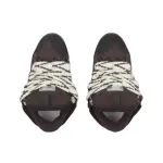 Lanvin Sneakers Calfskin, Polyester in Brown