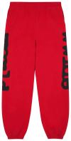 Sp5der Beluga Sweatpants 'Red/Black'