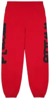 Sp5der Beluga Sweatpants 'Red/Black'