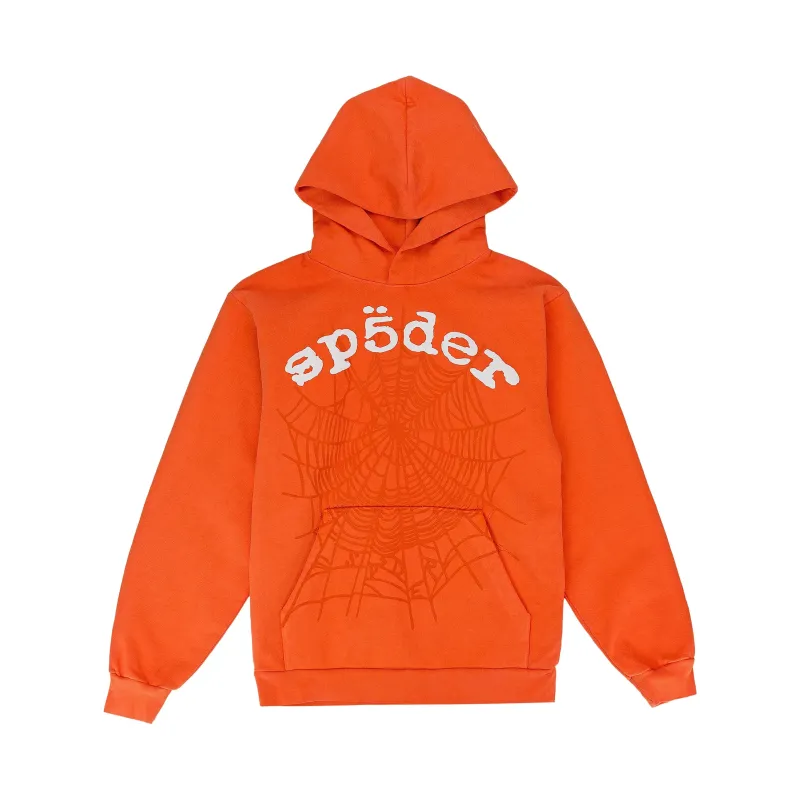 Sp5der Legacy hoodie Orange