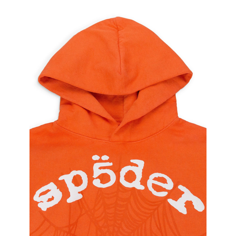 Sp5der Legacy hoodie Orange