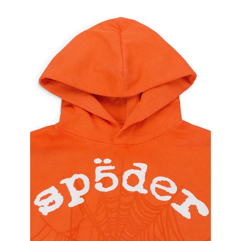 Sp5der Legacy hoodie Orange