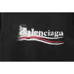 Balenciaga Blurred Coke Printed Short Sleeve Navy