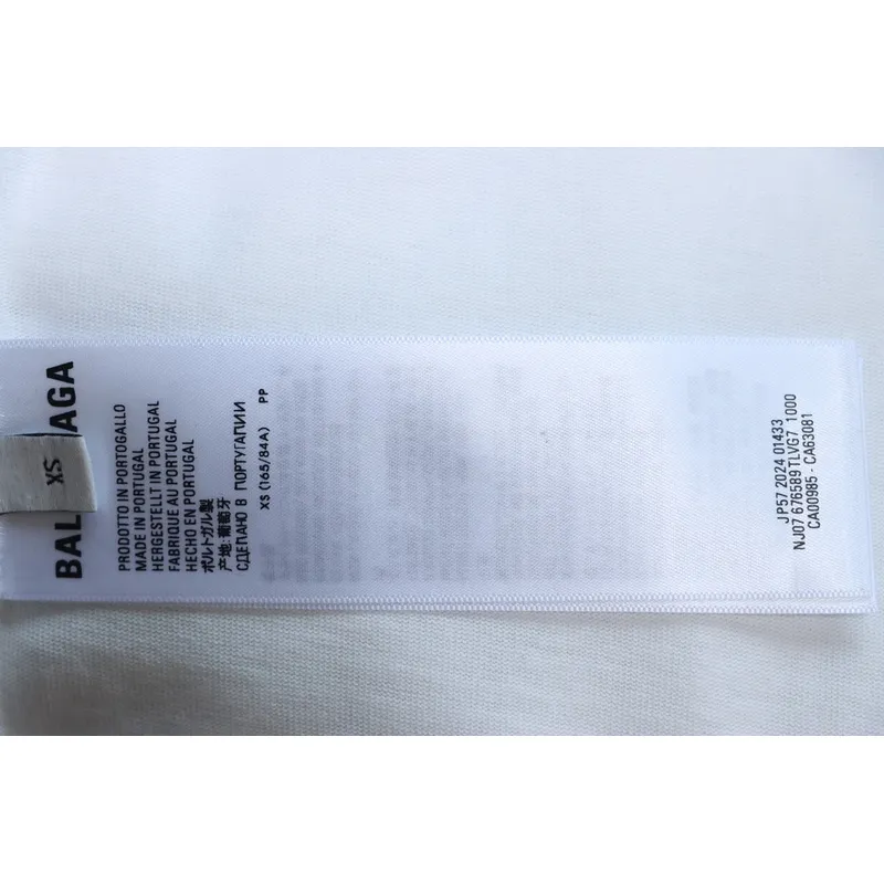 Balenciaga Coke letter embroidered short sleeve