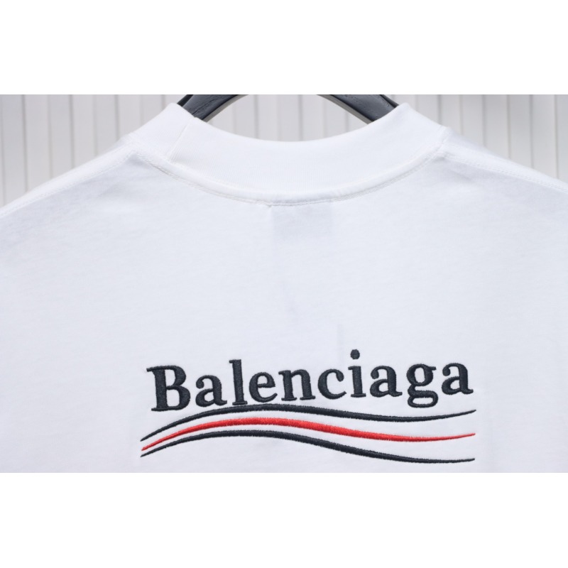 Balenciaga Coke letter embroidered short sleeve