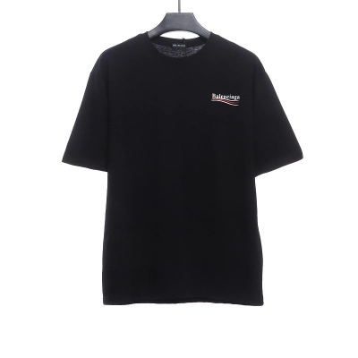 Balenciaga Coke Print Short Sleeve Black 01