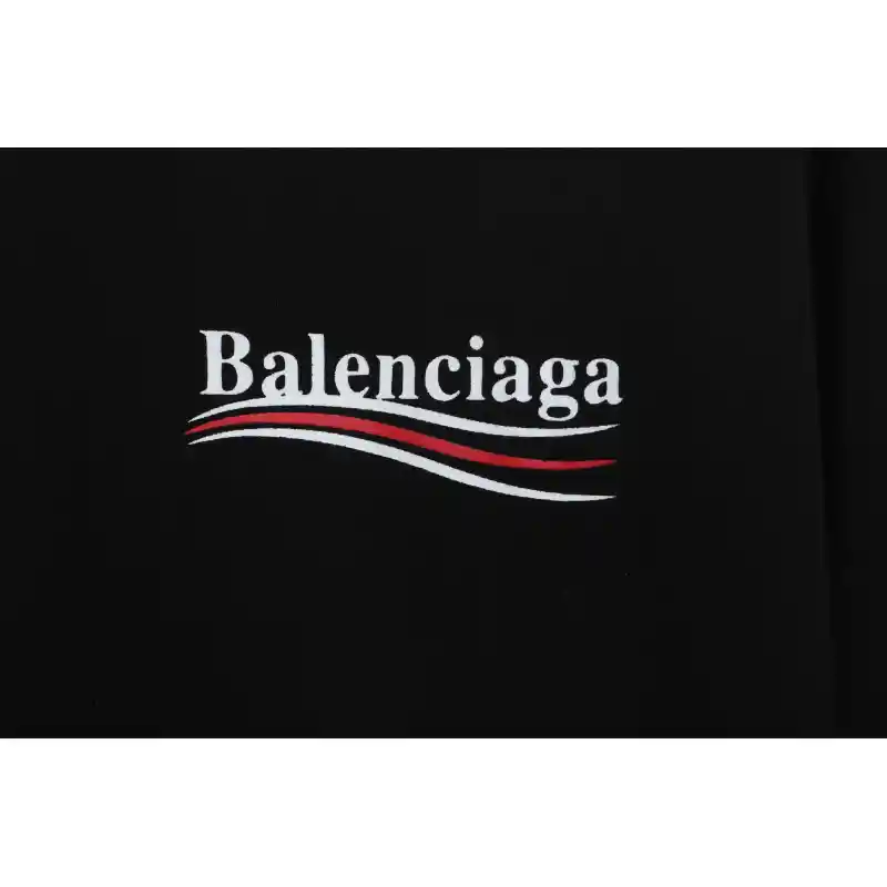 Balenciaga Coke Print Short Sleeve Black