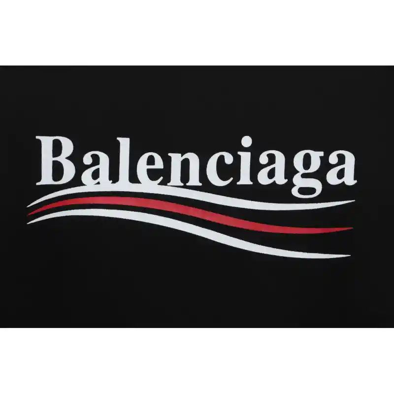 Balenciaga Coke Print Short Sleeve Black
