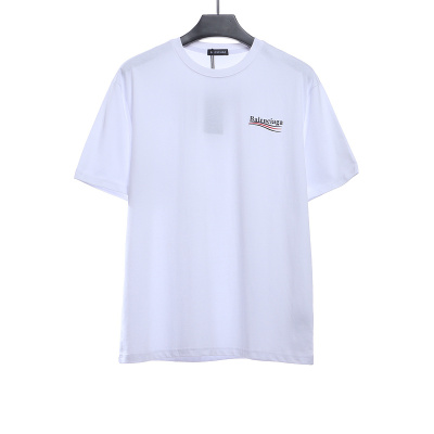 Balenciaga Coke Print Short Sleeve White 01
