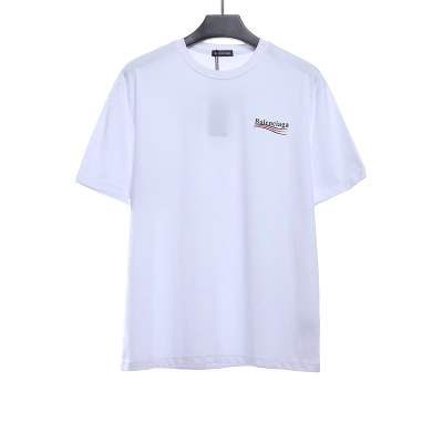 Balenciaga Coke Print Short Sleeve White 01