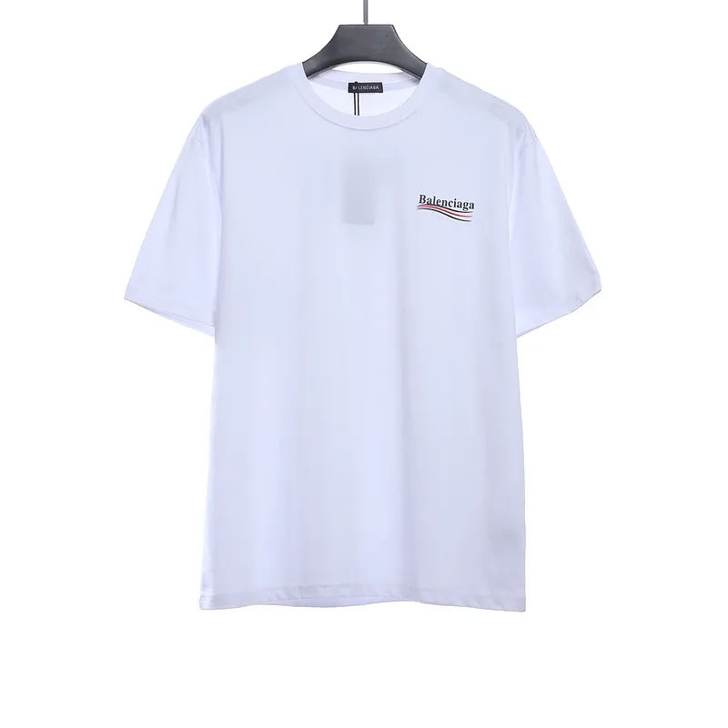 Balenciaga Coke Print Short Sleeve White