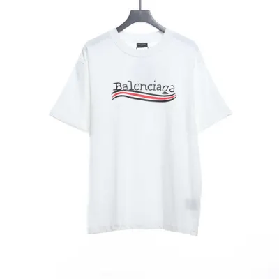 Balenciaga damaged coke wave short-sleeve white 01