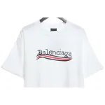 Balenciaga damaged coke wave short-sleeve white