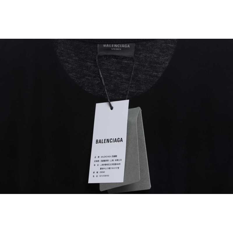 Balenciaga damaged coke wave short sleeves