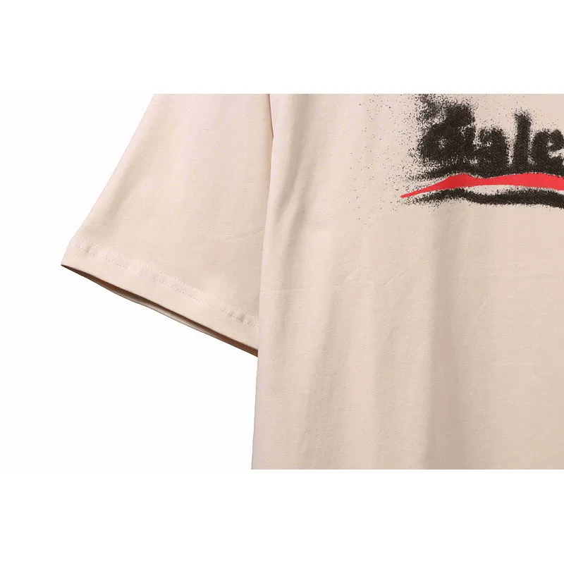 Balenciaga fuzzy cola print short-sleeve white