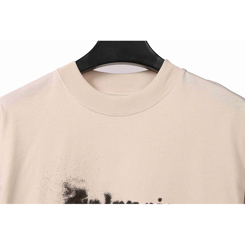 Balenciaga fuzzy cola print short-sleeve white