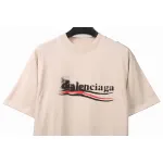 Balenciaga fuzzy cola print short-sleeve white