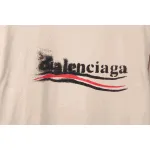 Balenciaga fuzzy cola print short-sleeve white