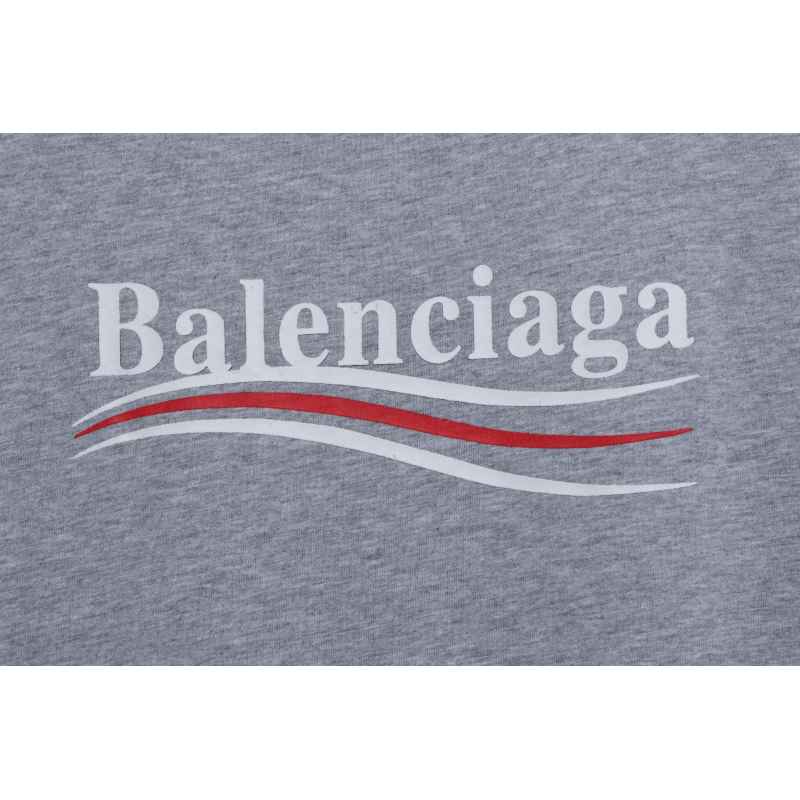 Balenciaga Coke Print Short Sleeve Grey