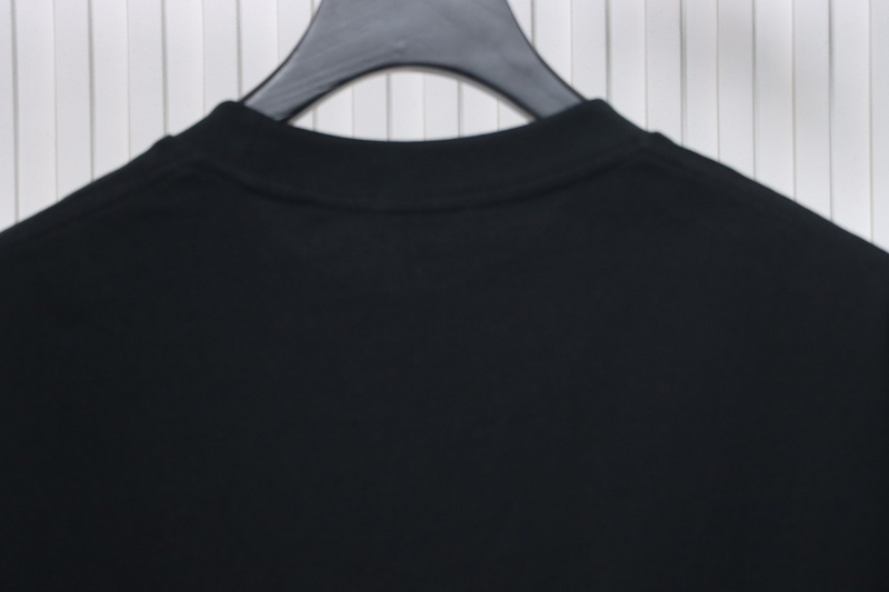 PK God Batch Burberry Black and white striped horse print short sleeves