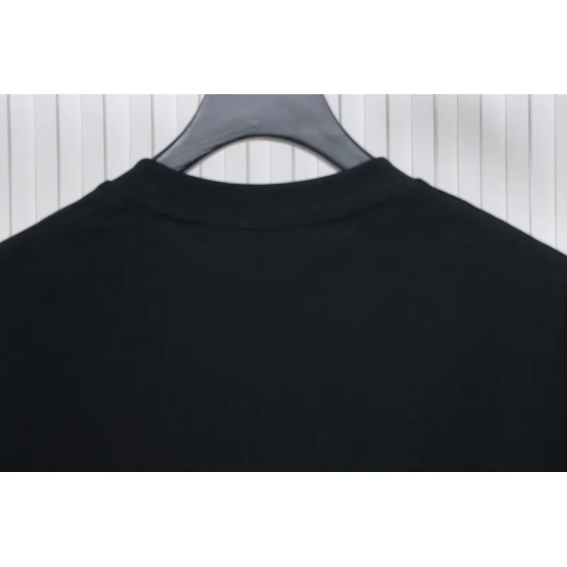 PK God Batch Burberry Black and white striped horse print short sleeves