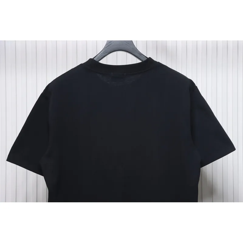 PK God Batch Burberry Colorful knight horse logo print short sleeves