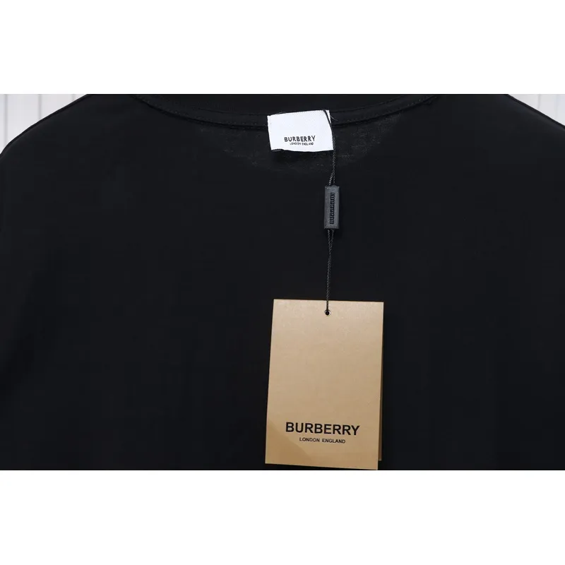 PK God Batch Burberry Colorful knight horse logo print short sleeves