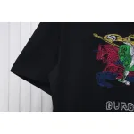 PK God Batch Burberry Colorful knight horse logo print short sleeves