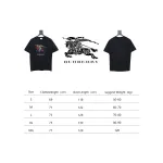 PK God Batch Burberry Colorful knight horse logo print short sleeves