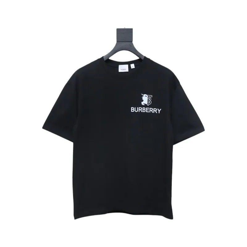 PK God Batch Burberry Spliced ​​War Horse Short Sleeve T-Shirt