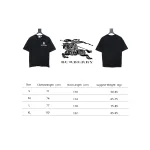 PK God Batch Burberry Spliced ​​War Horse Short Sleeve T-Shirt