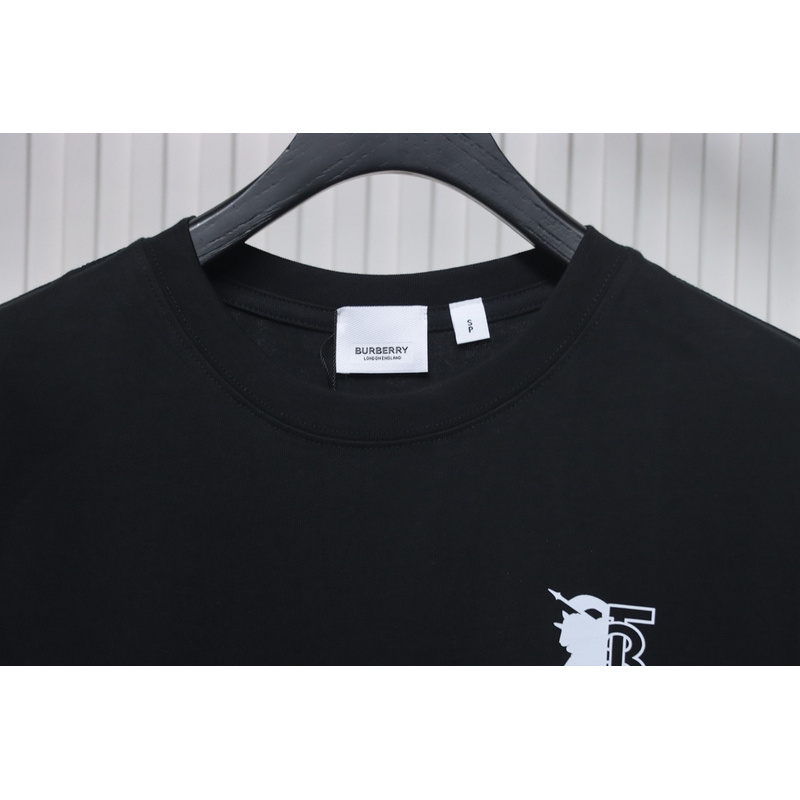 PK God Batch Burberry Spliced ​​War Horse Short Sleeve T-Shirt