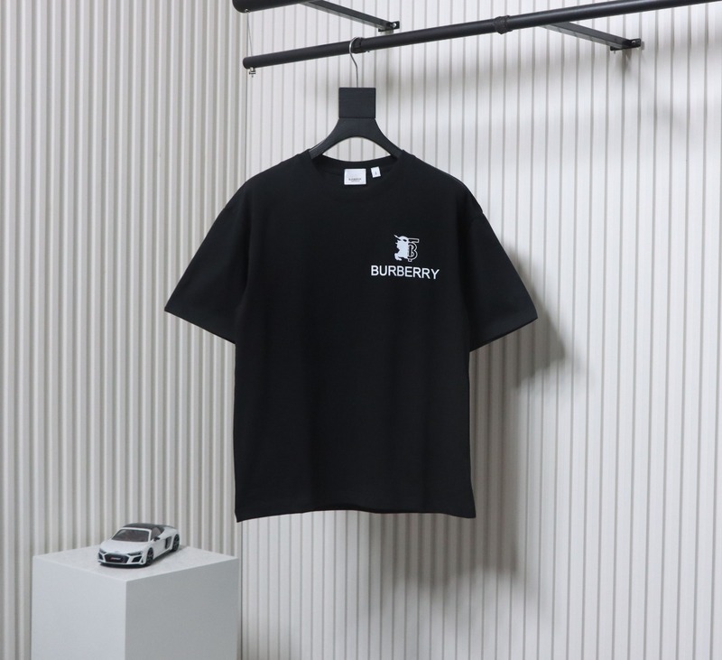 PK God Batch Burberry Spliced War Horse Short Sleeve T-Shirt